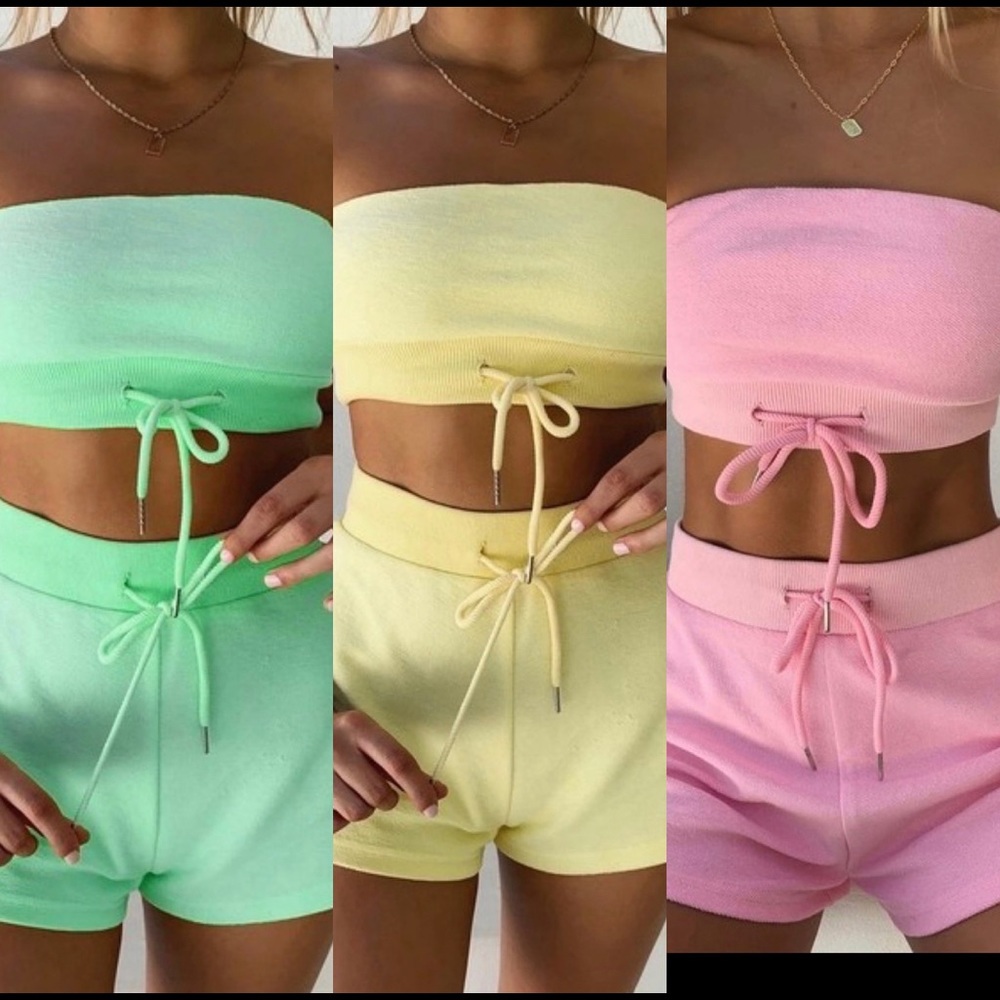 2 piece set - Pink